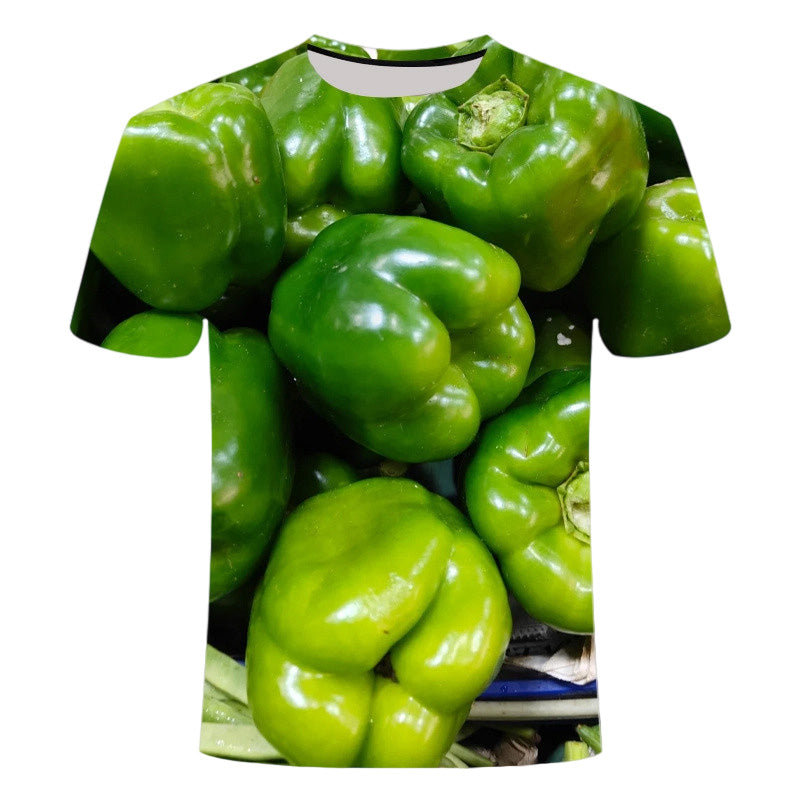 Kryddig & snygg T-shirt med chilimönste