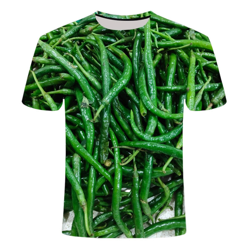 Kryddig & snygg T-shirt med chilimönste
