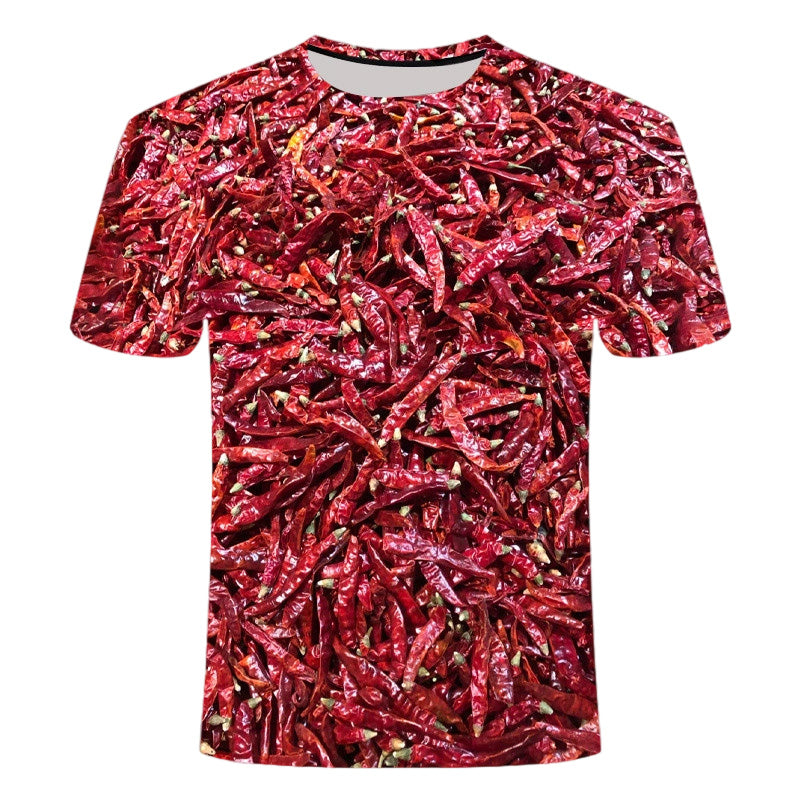Kryddig & snygg T-shirt med chilimönste