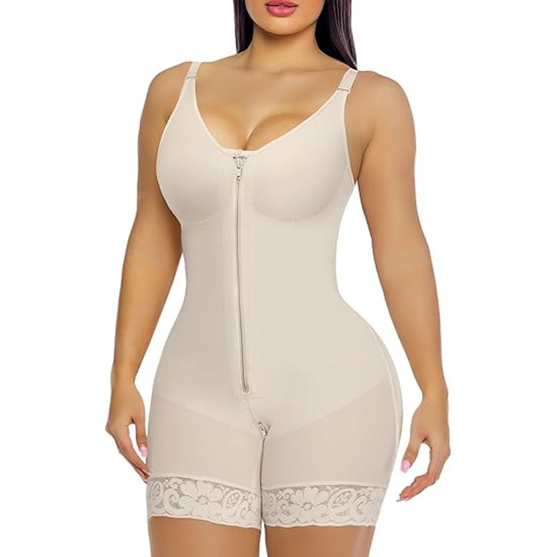 Bodysuit för kvinnor med magkontroll och lyftande effekt på rumpan