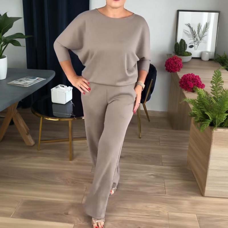 ⏳Tidsbegränsat specialerbjudande⏰Elegant 3-delat set med lång kofta, topp och byxor💞