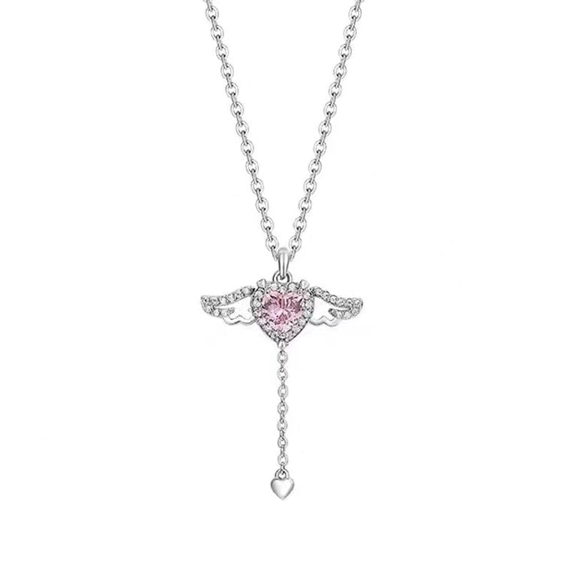 đPresentidĂ©er Hot Sale 56 % RABATTđRosa Ă€nglavingar halsband