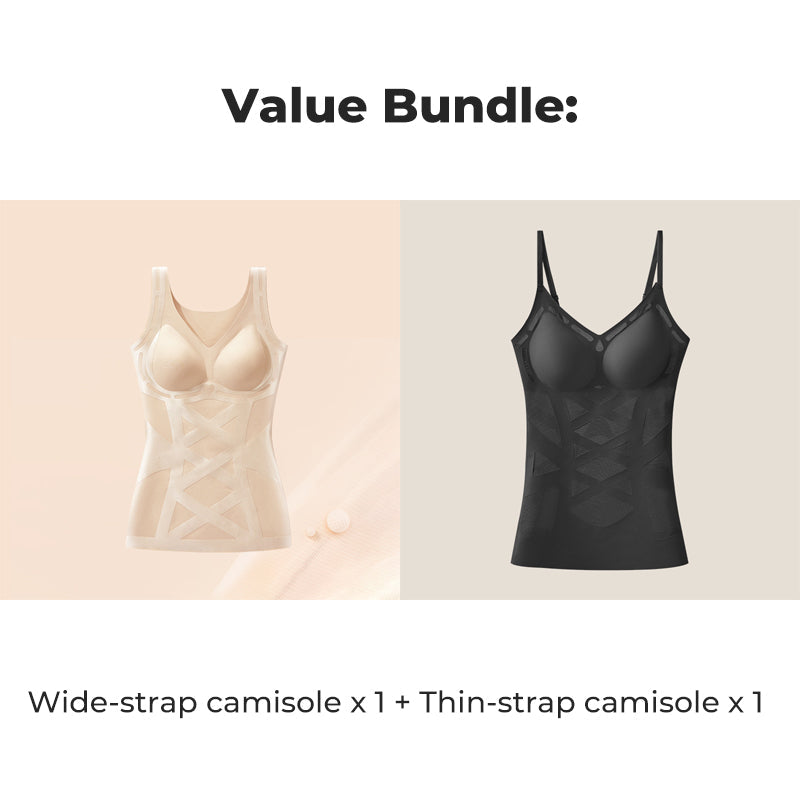 Sömlös magkontrollande shapewear-linne