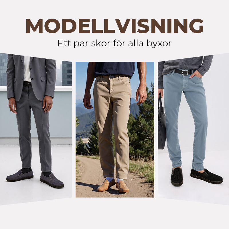 Herr Slip-On Andningsbara Mjuka Sula Skor