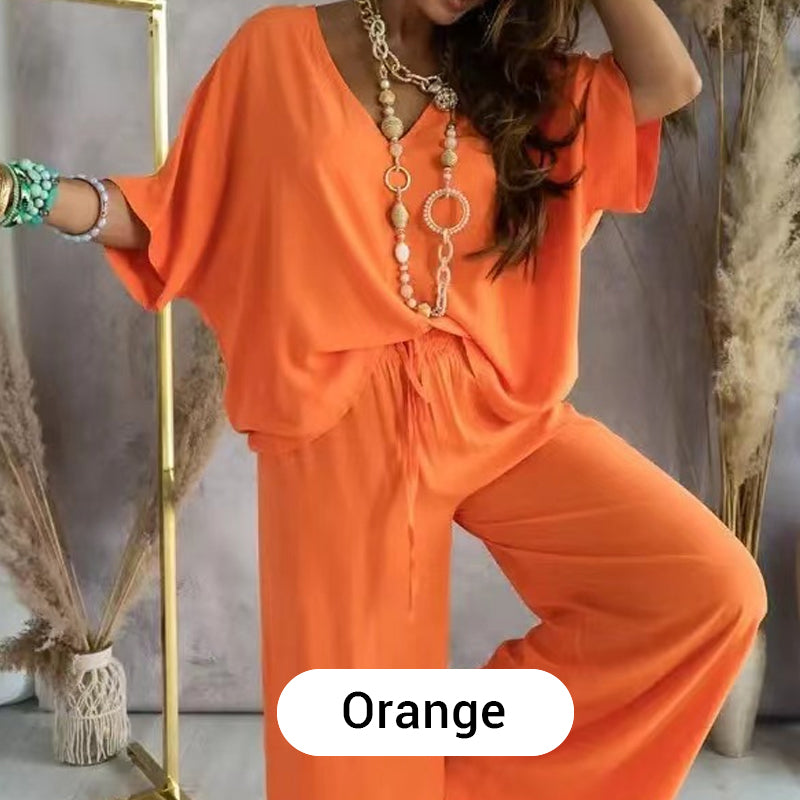 ✨Flickaktigt, enfärgat, ledigt fritidsset | Smalt och långt × Många olika kombinationsmöjligheter 👚👖