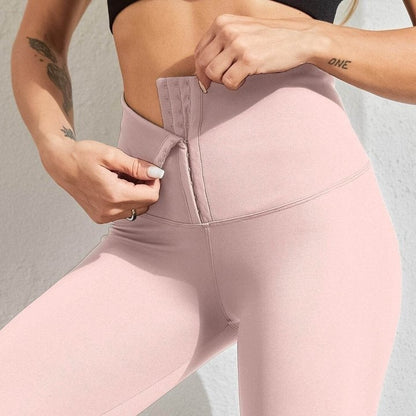 👖 50 % RABATT NU! 🔥 Leggings med hög midja och magkontroll – inbyggd formande funktion, justerbar korsettmidja och superelastiskt material ✨