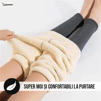 Extra tjocka, varma vinter- och friluftsleggings för kvinnor