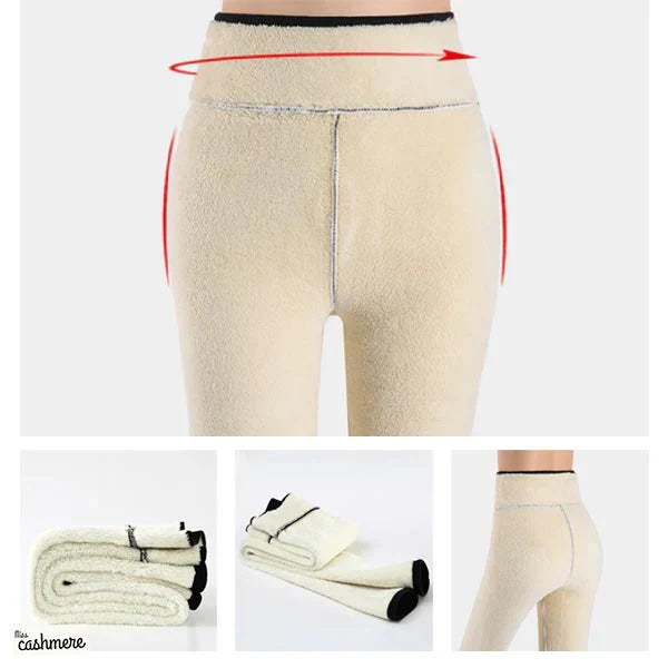 Extra tjocka, varma vinter- och friluftsleggings för kvinnor