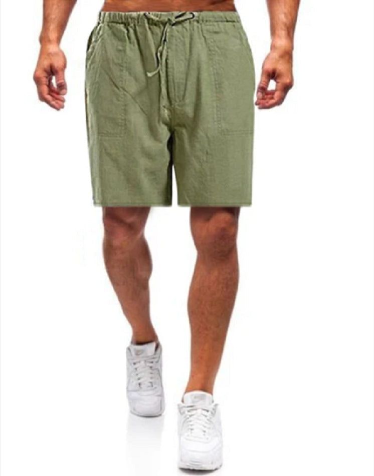 (🎁2025 Het nyårsrea🎁)Lösa casual shorts i linne för män