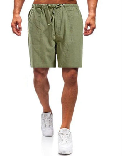 (🎁2025 Het nyårsrea🎁)Lösa casual shorts i linne för män