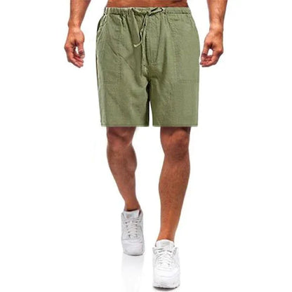 (🎁2025 Het nyårsrea🎁)Lösa casual shorts i linne för män