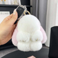 Handmade Soft Bunny PomPom Charms