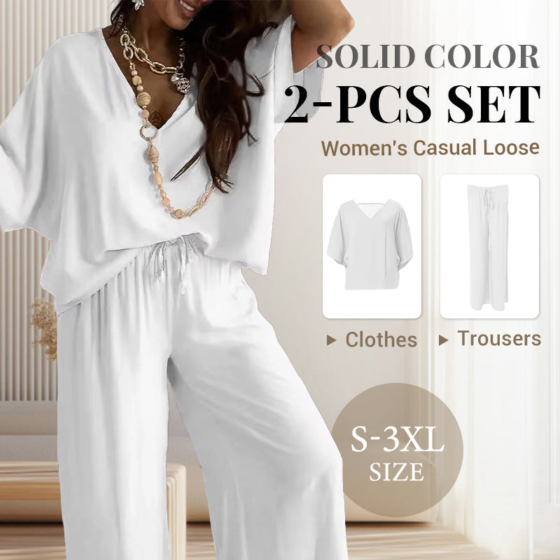 ✨Flickaktigt, enfärgat, ledigt fritidsset | Smalt och långt × Många olika kombinationsmöjligheter 👚👖