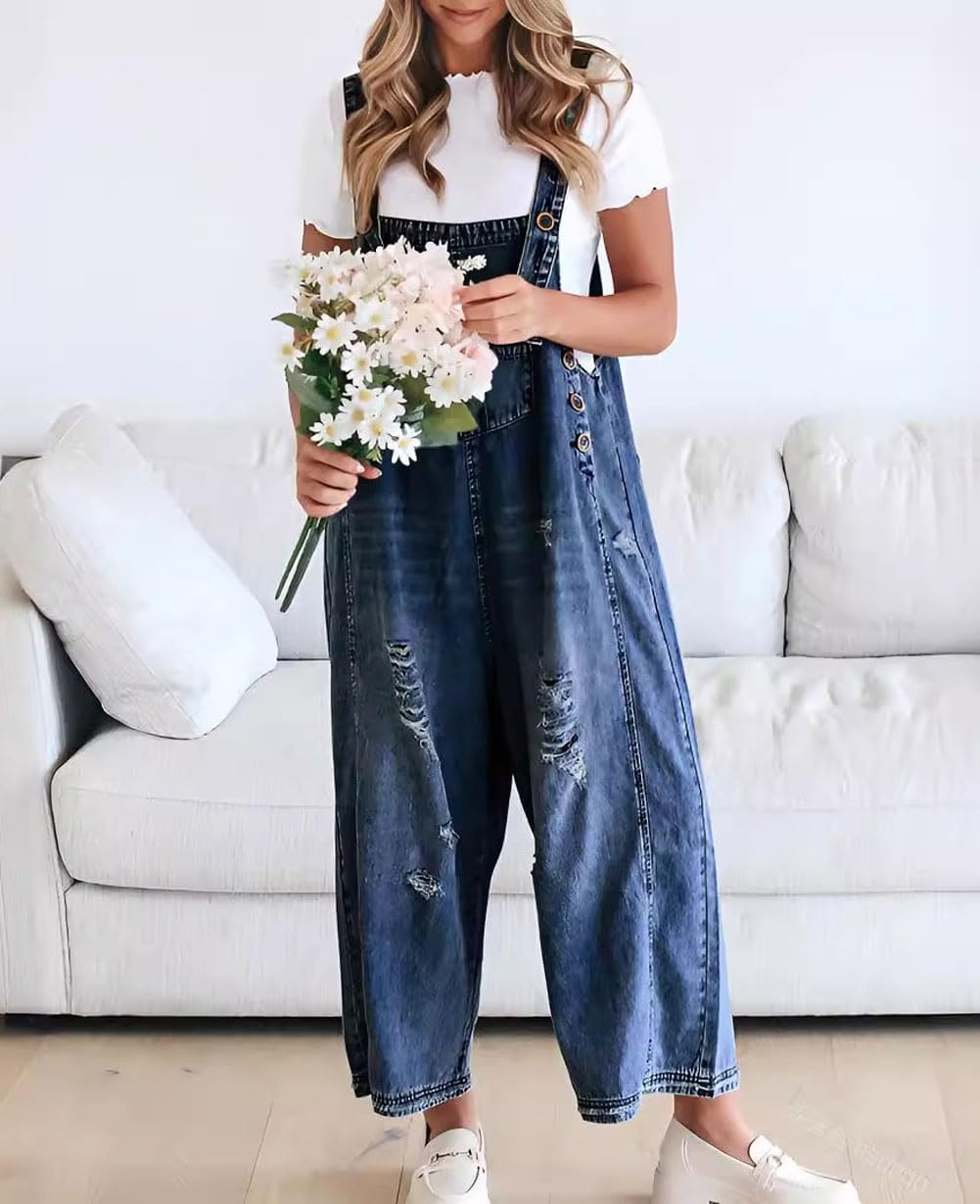 🌸Damjeans med knappar (begränsad upplaga)