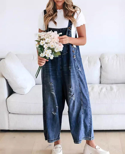 🌸Damjeans med knappar (begränsad upplaga)
