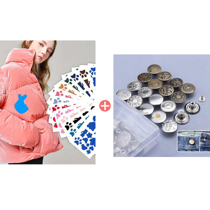 🎁Köp 1 få 2 gratis⚡Självhäftande vattentät tygreparationslapp