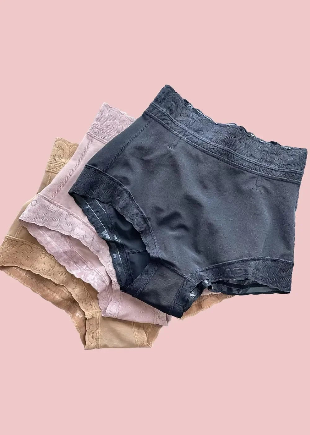 Klassisk trosa med formande effekt och höftlyft i spets för kvinnor – Platt model
