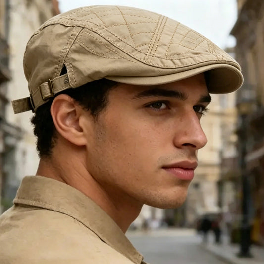 🧢 Få 62 % rabatt nu! ⚡ En klassisk platt hatt som passar alla årstider – en tidlös stil, andningsbar och mångsidig, det perfekta valet för vardagsbruk ☀️❄️