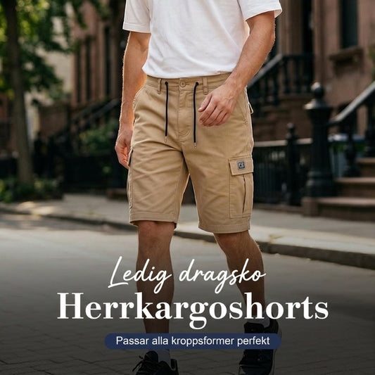 💥Het försäljning - 49 % RABATT💖Herrshorts i casual stil med dragsko i midjan