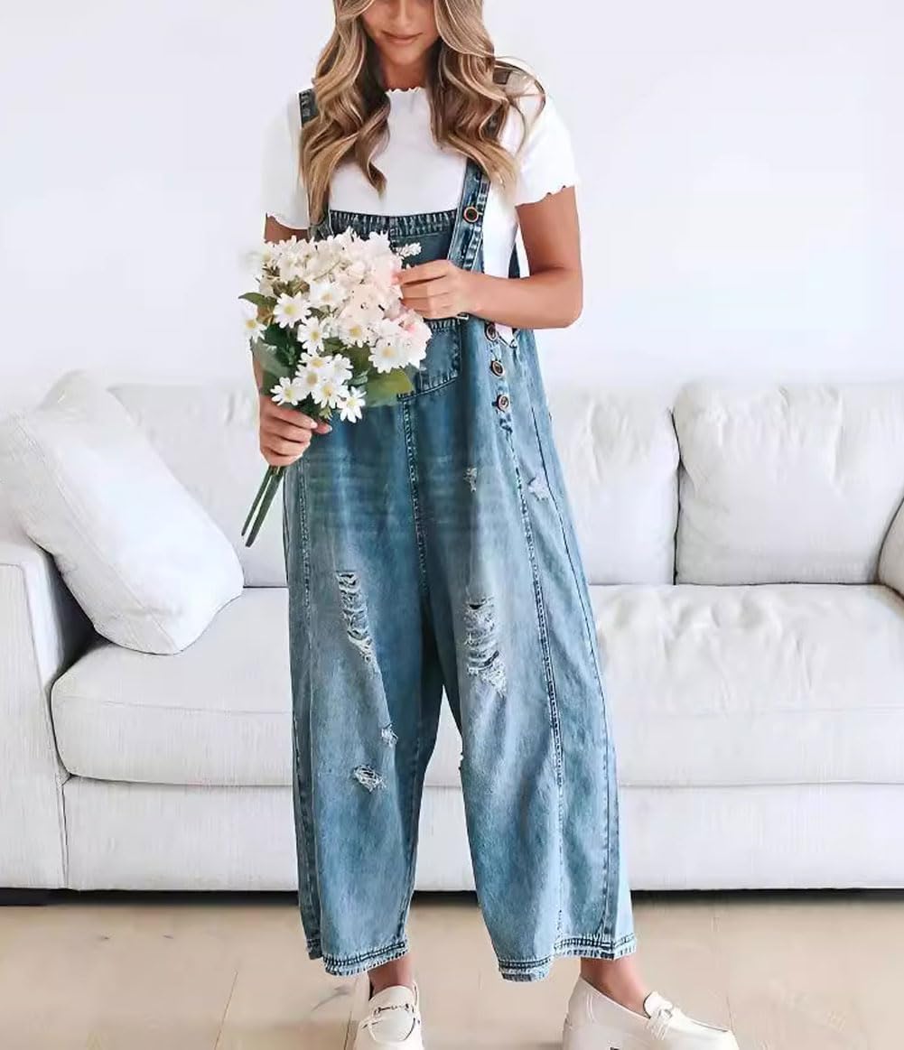 🌸Damjeans med knappar (begränsad upplaga)