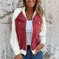 🧥 Enkel denimstil med unik känsla – spliced-design jacka för en modern vardagslook