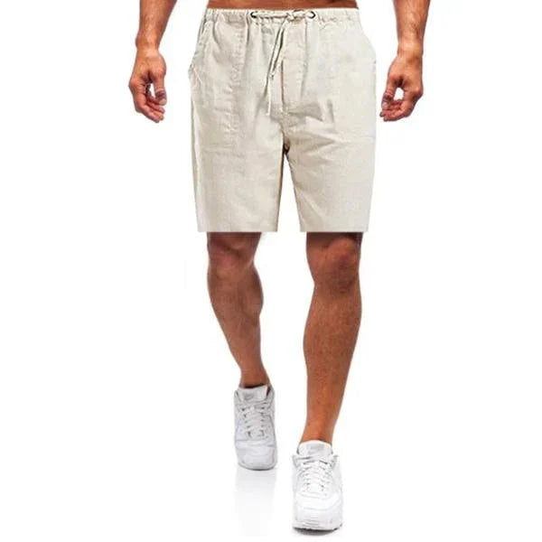 (🎁2025 Het nyårsrea🎁)Lösa casual shorts i linne för män