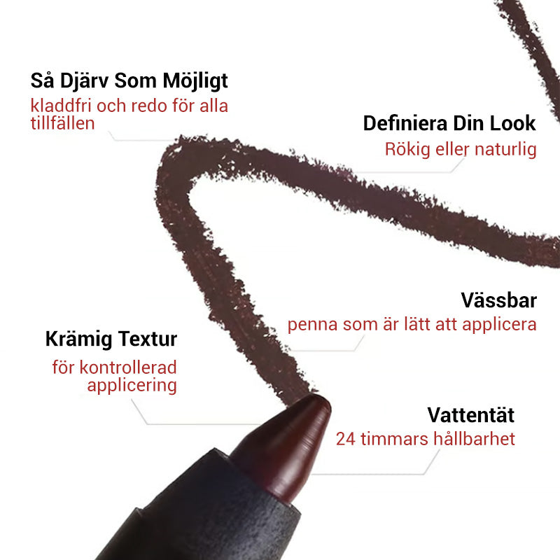 👁️ KÖP 1, FÅ 1 GRATIS! 🔥 Ultra-Pigmenterad Strandtålig Gel Eyeliner – Vattenfast, Långvarig Hållbarhet & Inkl. Gratis Pennvässare ✨
