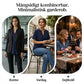 🌸Vårrea 57 % rabatt👕Modetopp i enfärgat tyg med korta ärmar