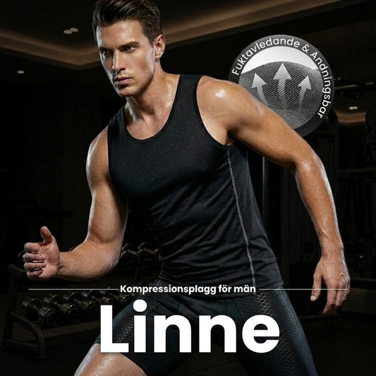 Kompressionslinne för män, perfekt för träning