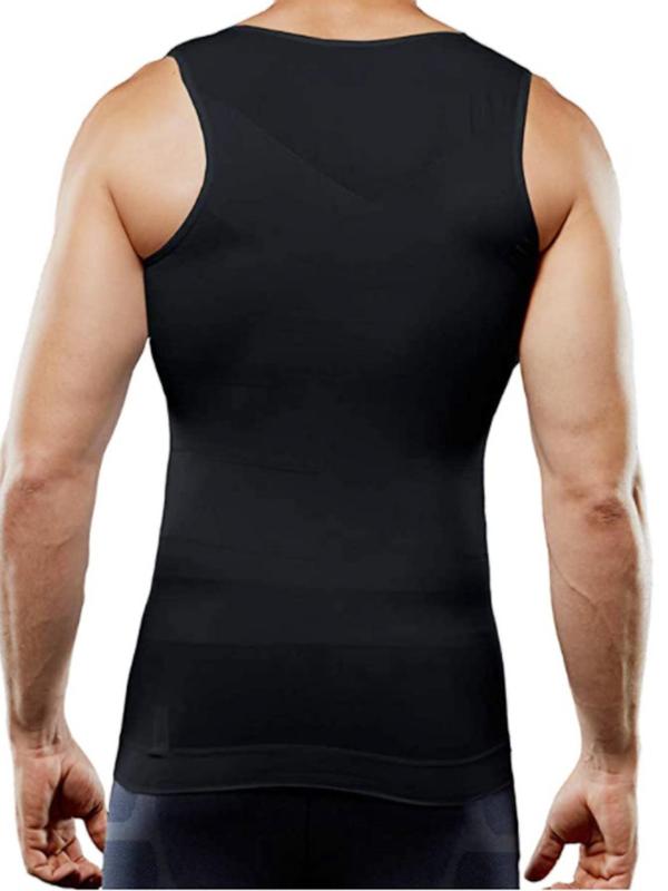 Kompressionströja för herrar, slim fit, figurskärande undertröja
