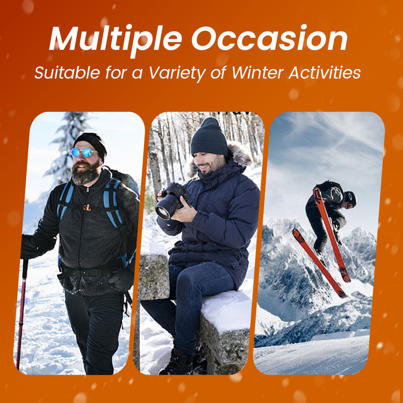 ✨Specialerbjudande för jul💖Parkacoat med termohuva för män