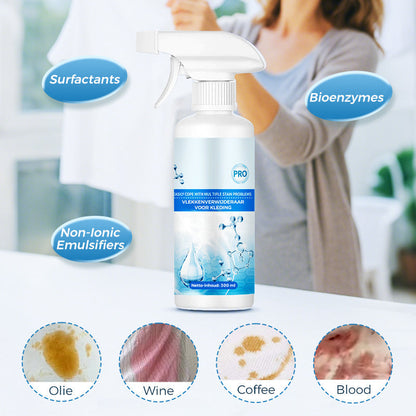 🔥 50% RABATT NU! 🎉 Kraftigt Allt-i-ett Fläckborttagningsmedel för kläder – torrrengöringsspray – perfekt för snabba fläckar hemma, på jobbet och på resan ✨