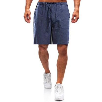 (🎁2025 Het nyårsrea🎁)Lösa casual shorts i linne för män