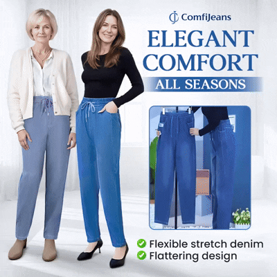 ⏳Tidsbegränsat erbjudande: 65 % rabatt!!💕👖Mom-jeans med hög midja och extremt stretchig passform