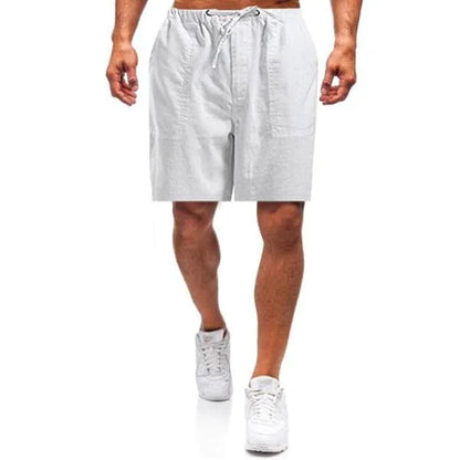 (🎁2025 Het nyårsrea🎁)Lösa casual shorts i linne för män