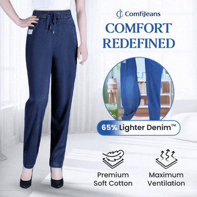 ⏳Tidsbegränsat erbjudande: 65 % rabatt!!💕👖Mom-jeans med hög midja och extremt stretchig passform