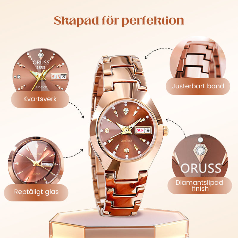 ⌚Elegant vattentät klocka för kvinnor