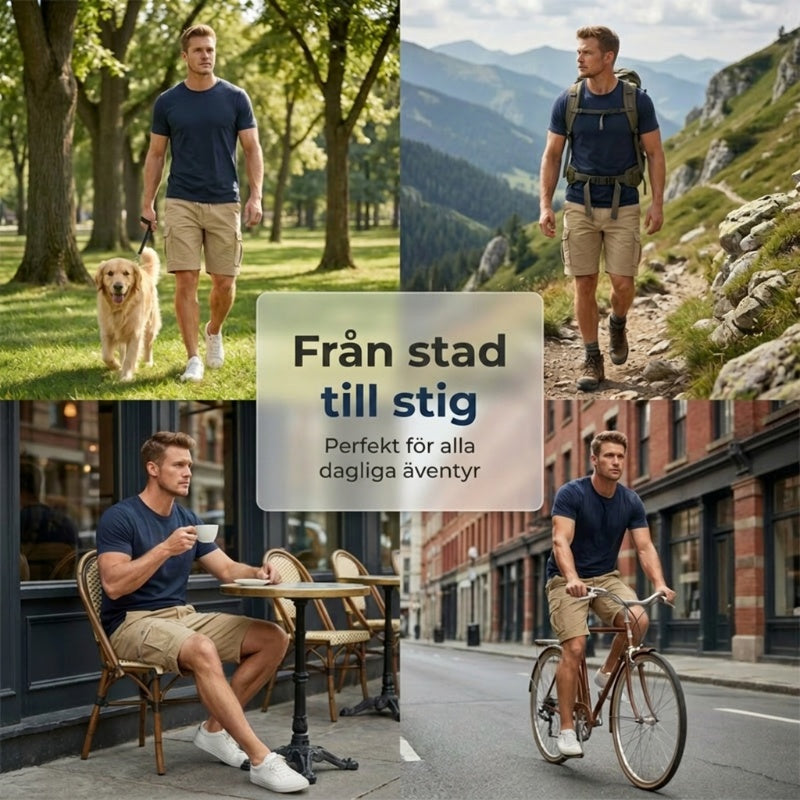 💥Het försäljning - 49 % RABATT💖Herrshorts i casual stil med dragsko i midjan