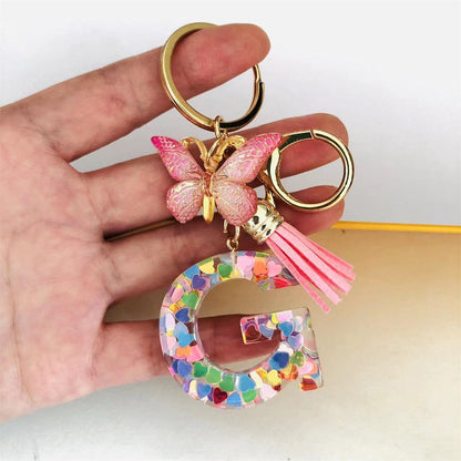 🎁Sista dagen 49 % RABATT🔥 🌼Nyckelringar med initialer🦋