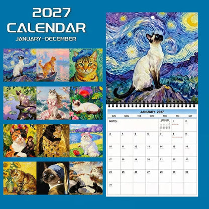 🐾 Kollektion med väggkalendrar för 2027: Roliga, originella och riktigt söta – hitta din perfekta kalender för 2027