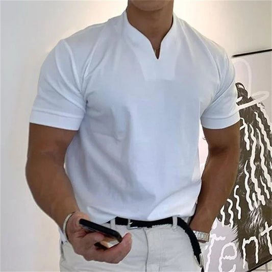 2025 Gentlemans business kortärmad fitness-T-shirt
