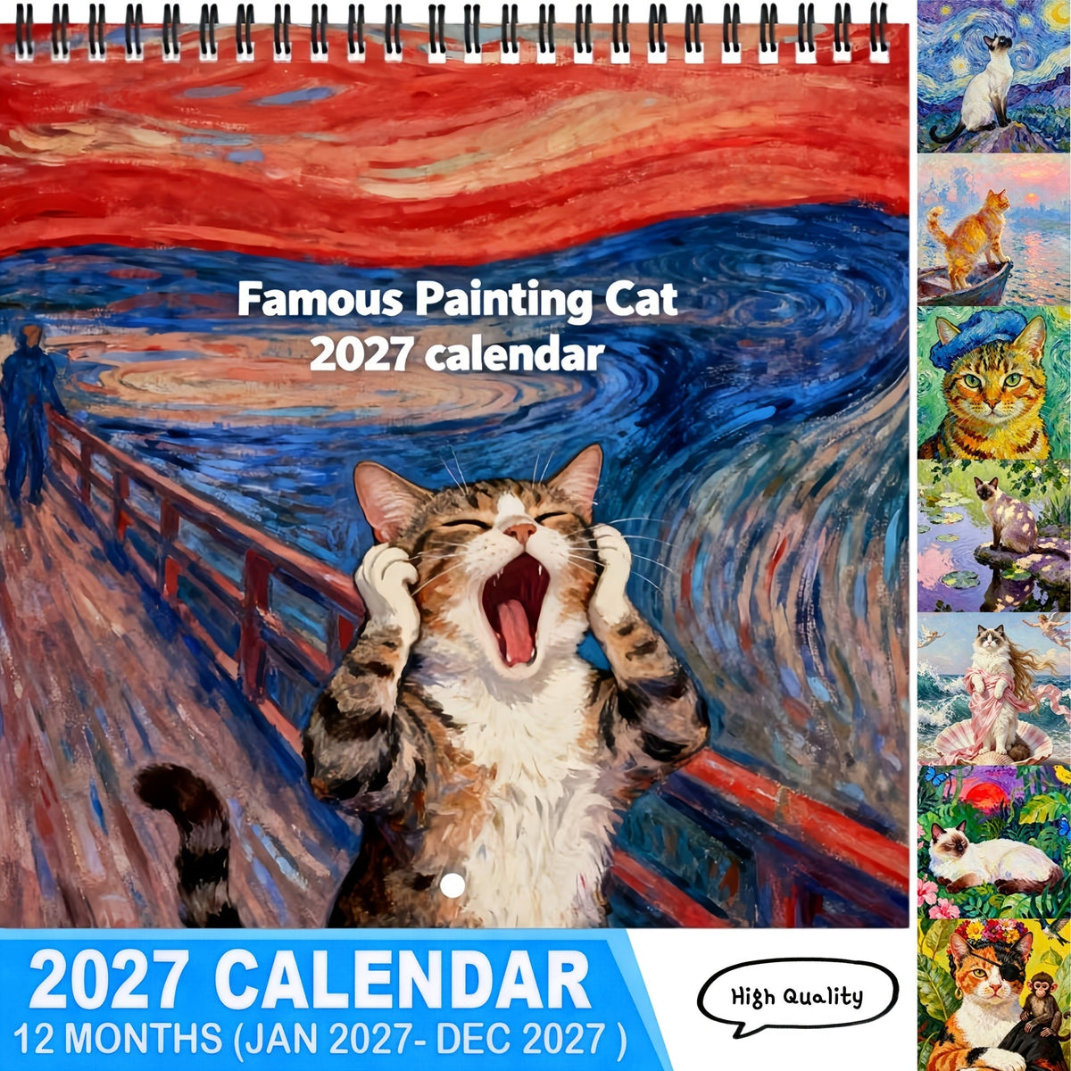🐾 Kollektion med väggkalendrar för 2027: Roliga, originella och riktigt söta – hitta din perfekta kalender för 2027