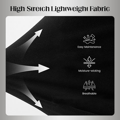 Heltäckande långärmade skjortor med knappar för män