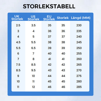 Stötdämpande innersulor för män och kvinnor