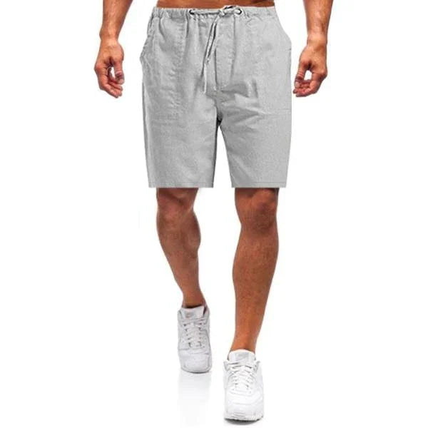 (🎁2025 Het nyårsrea🎁)Lösa casual shorts i linne för män