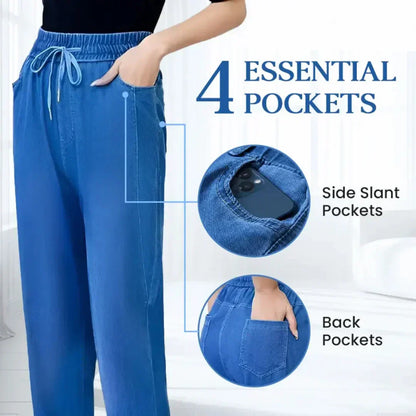 ⏳Tidsbegränsat erbjudande: 65 % rabatt!!💕👖Mom-jeans med hög midja och extremt stretchig passform