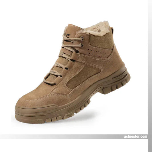 🎅 Vinterskor med säkerhet för män – stålhätta och halkskydd! – Fri frakt