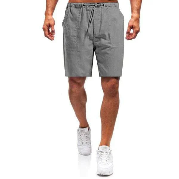 (🎁2025 Het nyårsrea🎁)Lösa casual shorts i linne för män