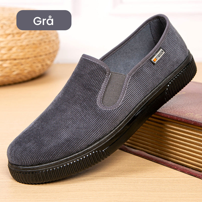 Herr Slip-On Andningsbara Mjuka Sula Skor