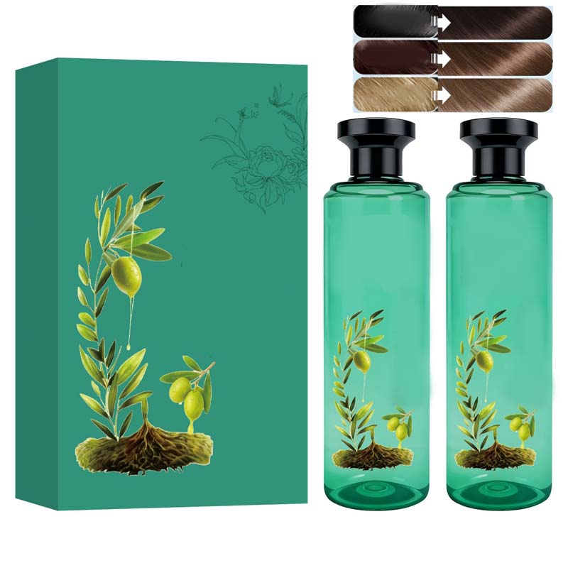 Långvarig hårfärg med botaniska eteriska oljor